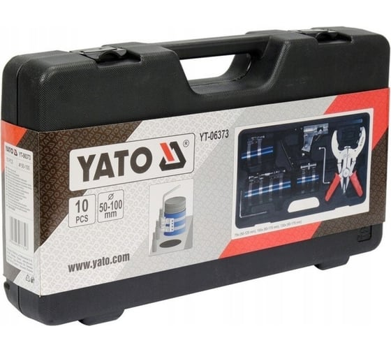 Набор для обслуживания поршневых колец YATO 10 предметов (пластиковый кейс) YT-06373