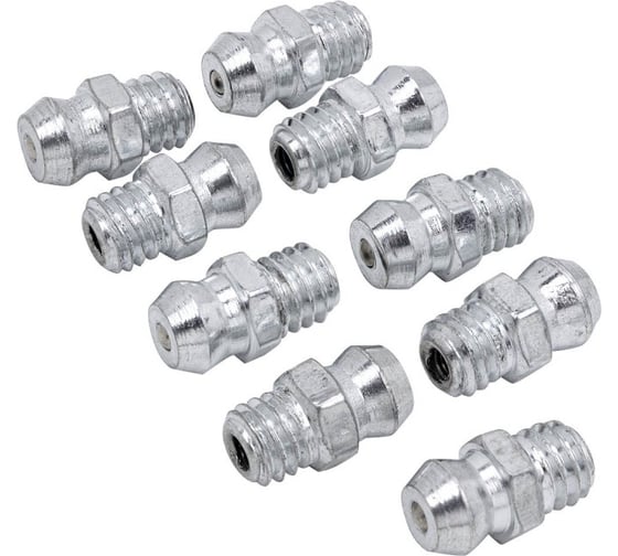 Пресс-масленка Rockforce 6 мм, комплект 10 шт. RF-GN-01-6MM(57100)