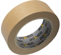 Лента маскирующая Boomer 80°С-60 мин., коричневая, 38 мм x 40 м 8040/38