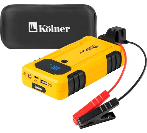 Аккумуляторное пуско-зарядное устройство для авто Kolner 450 А, 12 000 мАч, KBJS 450/12 8010200106