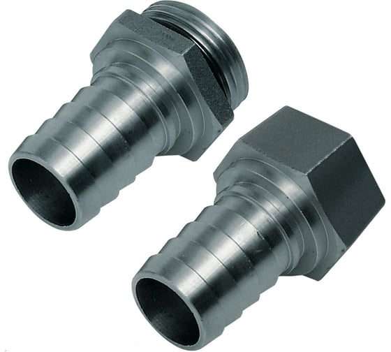 Фитинг PIUSI 3/4" BSP"(F) х 19 мм, INOX, нержавеющая сталь F14123000 1