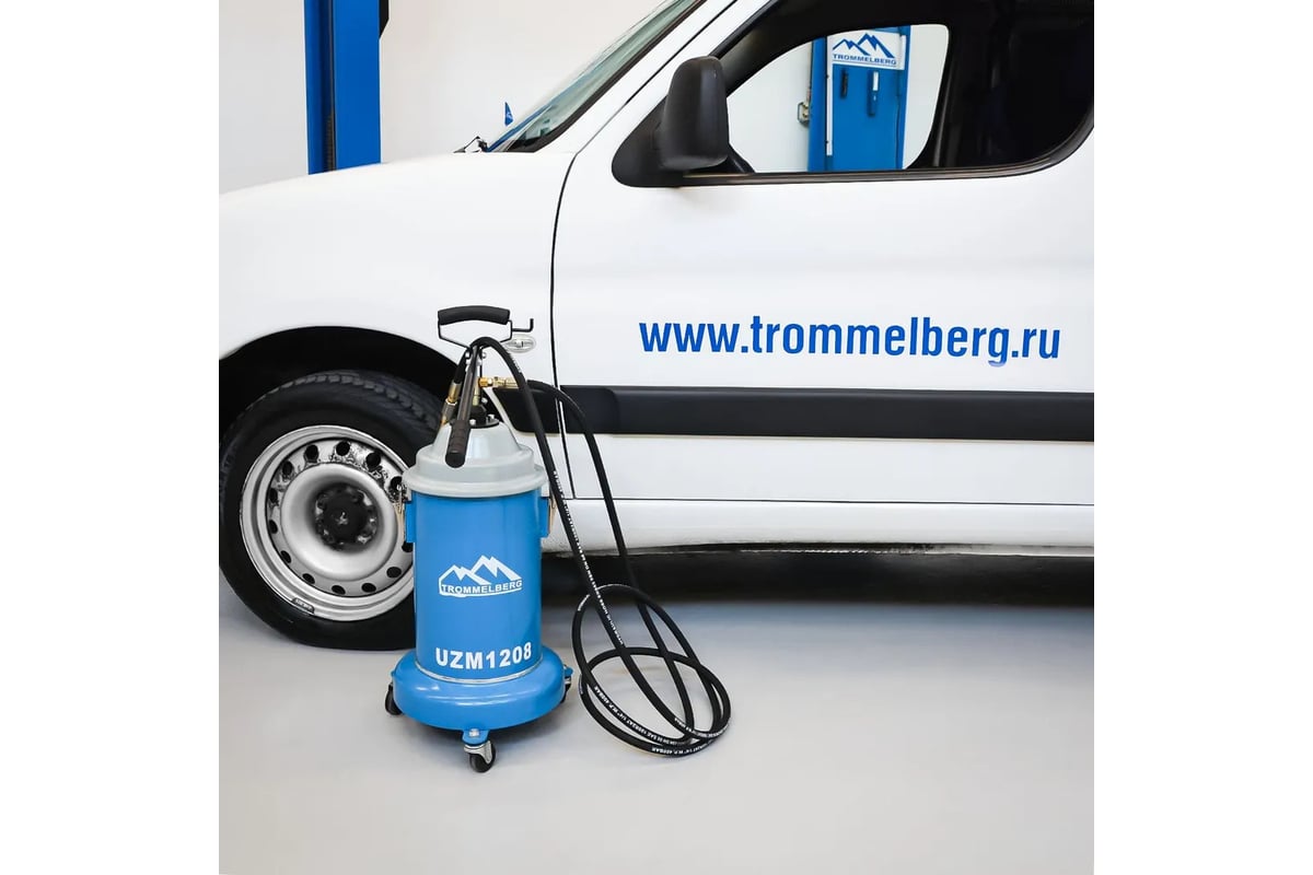 Солидолонагнетатель с ручным насосом Trommelberg, вместимость 13 кг ...