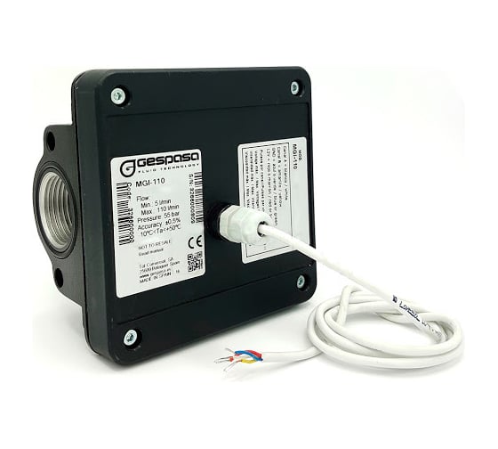 Импульсный шестеренчатый счетчик Gespasa MGI-110 · F1" 32650 1