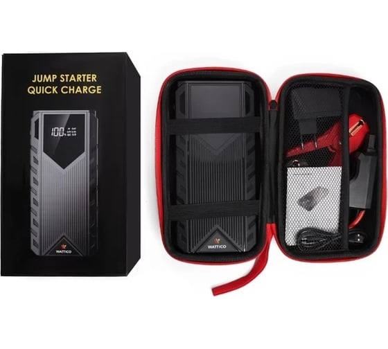 Пусковое зарядное устройство WATTICO для аккумулятора автомобиля Jump Starter 2000А js_quick_charge