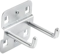 Двойной крючок NEO Tools Custom PRO металл, 40 мм, набор 3 шт, 84-096