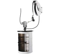 Комплект для раздачи консистентной смазки с насосом PM35 и катушкой для бочек 185 кг SAMOA 453612