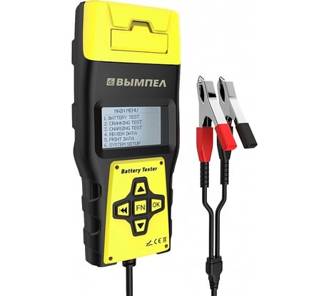 Тестер АКБ с принтером Вымпел ВА1000 с 12в АКБ, русский язык 2109