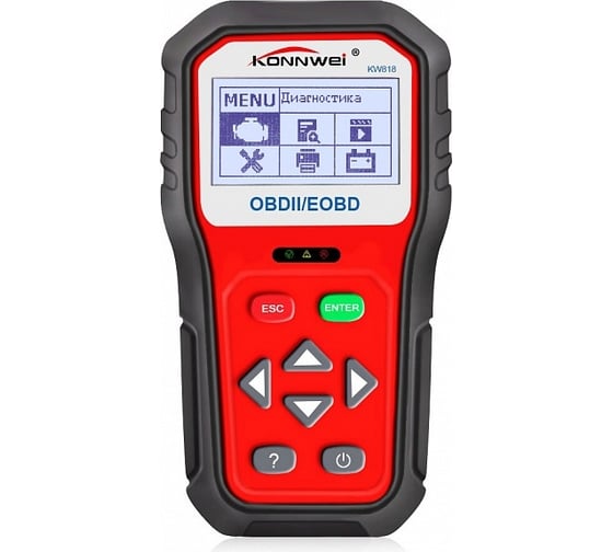 Автосканер Вымпел Konnwei KW818 ч/б экран, большой корпус, русский язык, все протоколы 3129 1