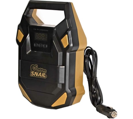 Автомобильный компрессор с индикатором, дисплеем и двойным фонарем, 35 л Golden Snail GS9228