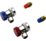 Быстросъемные муфты г-образные с адаптерами фреон R134A Car-Tool CT-A0104 1