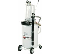 Пневматическая установка для откачки масла Lubeworks ёмкость 90л с колбой, 8 щупов AOE2090