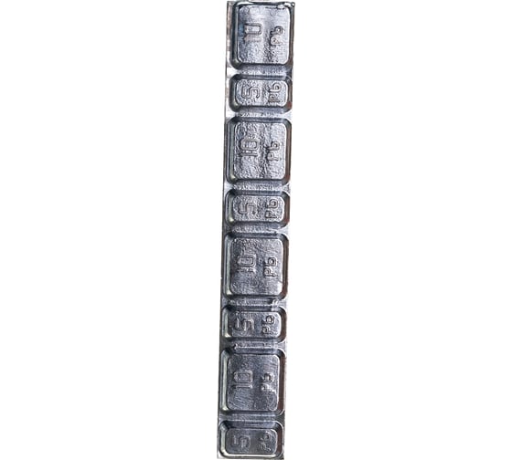 Адгезивные свинцовые грузики NORM 60гр 5-10 ширина 15мм, 50 шт/упак 0061