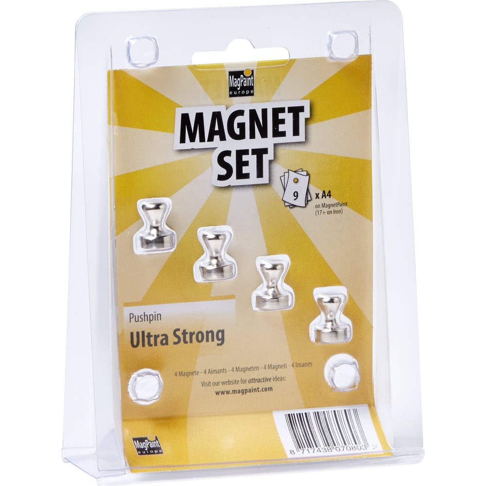 Набор из 4 неодимовых магнитов MagPaint MPCPPUSS4 - выгодная цена .
