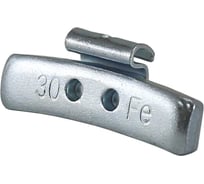 Грузик балансировочный Rotake для штампованных дисков (сталь "Fe"), 30 гр. (100шт/уп) RT-26 (ST30)