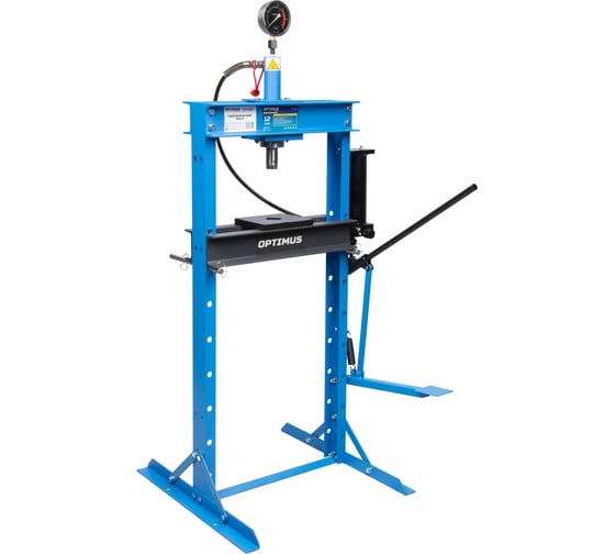 Гаражный пресс Optimus 12 т, ручной и ножной привод OPT-212F