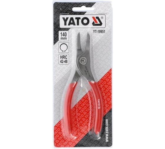Плоскогубцы YATO SEGERA 140 мм, прямые наружные, рабочий диапазон 3-9 мм YT-19951