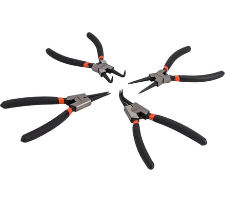 Набор съёмников для стопорных колец КВАЛИТЕТ 4 шт. НССК-4 6620194