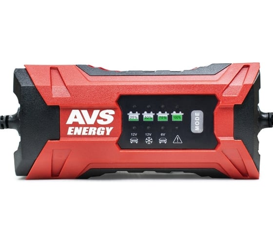 Зарядное устройство для автомобильного аккумулятора AVS BT-2S (2A, 25W) 6/12V A07313S