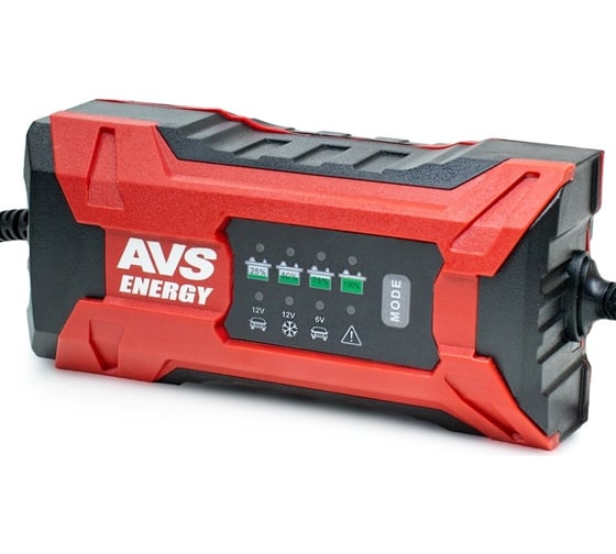 Зарядное устройство для автомобильного аккумулятора AVS BT-2S (2A, 25W) 6/12V A07313S
