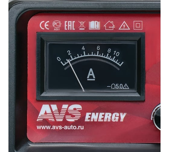 Зарядное устройство для автомобильного аккумулятора AVS BT-6025 (10A) 6/12V 43722