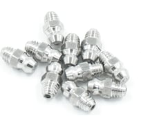 Прямая пресс-масленка (тавотница) M6х1, нержавеющая сталь, упак. 10 шт Harrison TPS-TVT00M6SS(10)