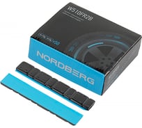 Грузики самоклеящиеся NORDBERG (4x5+4x10 г) Fe закругленные L=12 см, черные, 50 лент W510FR2B