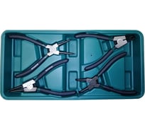 Набор инструмента щипцы для стопорных колец ROSSVIK ложемент, 4 предмета LST005