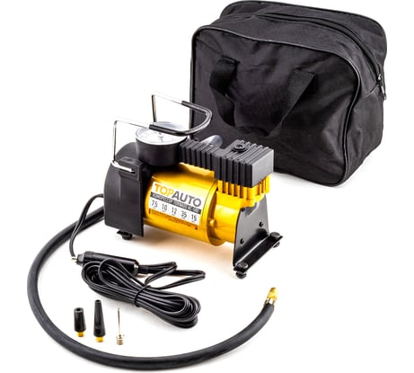 Автомобильный поршневой компрессор TopAuto AUTOSTART TORNADO АС-580 универсальные АС 580S