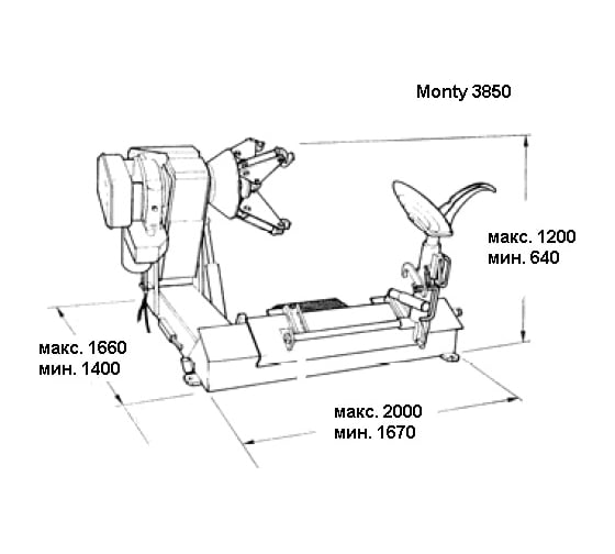 Грузовой шиномонтажный станок HOFMANN Monty 3850 00-00000031