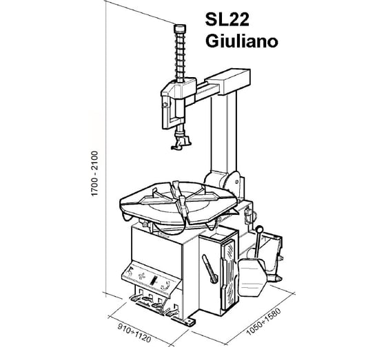 Легковой шиномонтажный станок GIULIANO SL22 380В 0У-00008369