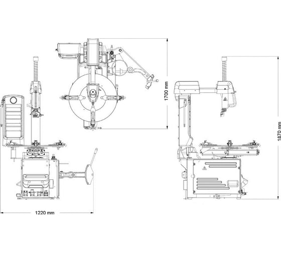 Легковой шиномонтажный станок HOFMANN Monty 3300-24 SmartSpeed GP 0У-00010757