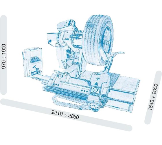Грузовой шиномонтажный станок GIULIANO S560 0У-00005729