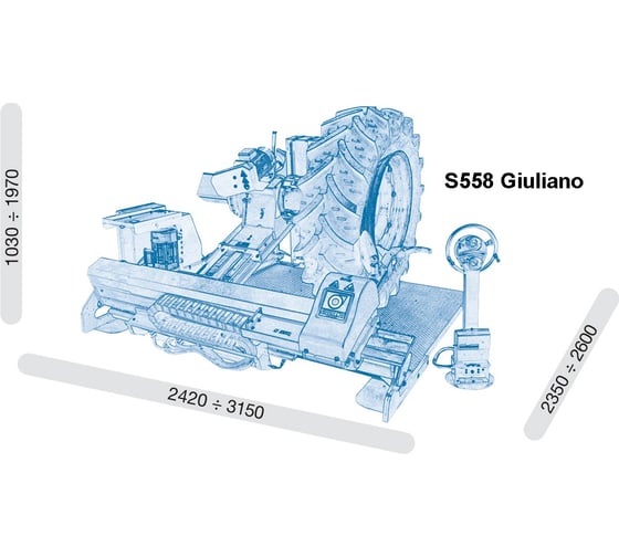 Грузовой шиномонтажный станок GIULIANO S558 0У-00005730