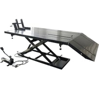 Подъемник для мотоциклов и квадроциклов KraftWell г/п 680 кг, цвет серый, подъем до 830 мм KRW680MQ