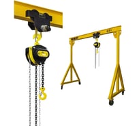 МПУ OCALIFT г/п 500кг 3x3 c ручной цепной талью ТРШ 500кг 3м, на приводной каретке ДОРА 0,5т 3м mpu5003x3_sv_dr