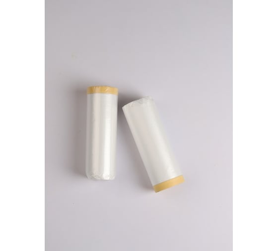 Маскировочная пленка со скотчем TILFLEX HDPE (Masking film with tape) 140cm_25m 8 мкм 1 рулон TL13