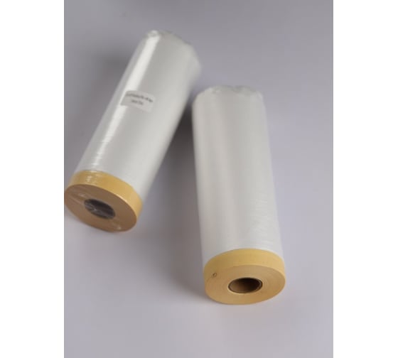 Маскировочная пленка со скотчем TILFLEX HDPE (Masking film with tape) 140cm_25m 8 мкм 1 рулон TL13