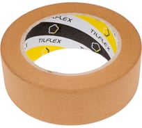 Маскирующая лента (скотч) TILFLEX коричневая, устойчивая к УФ, водостойкая, 120 С, 38mm_50m TL12