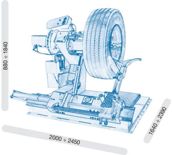 Грузовой шиномонтажный станок GIULIANO S551 XL 0У-00002727