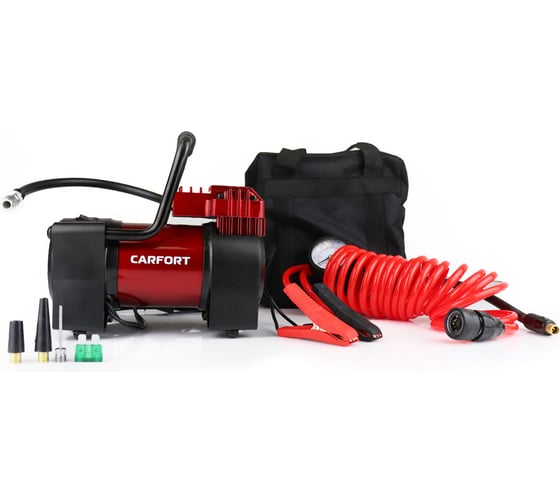 Компрессор Carfort а/м Force -55 12v. 15Amp, 55 л/мин, с фонарем 63756