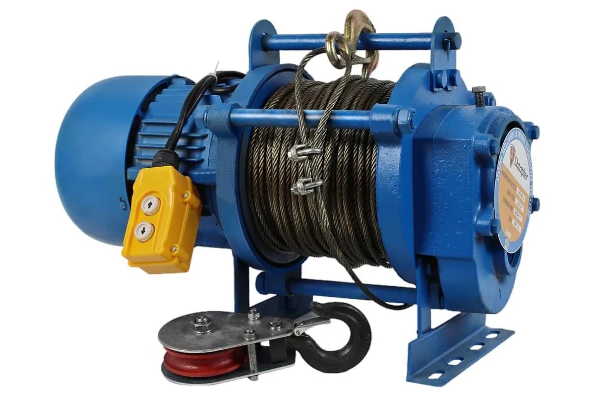 Лебедка электрическая тяговая стационарная Shtapler KCD2S 1000/500кг 35 ...