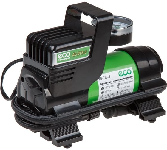 Компрессор автомобильный ECO 35 л/мин, 10 Бар, 130 Вт, 12 В AE-013-3