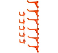 Набор крючков Blocker Expert 5 маленьких + 6 больших, оранжевый BR3830ОР