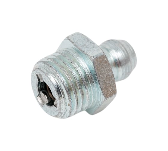 Пресс-масленка прямая оц. H1 R1/8"BSPT, комплект 10 шт., оцинкованная сталь, Европейский стандарт DIN71412, MasloSmenka 010108-10
