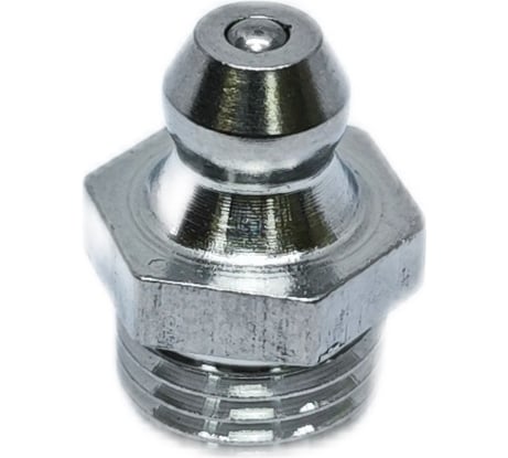 Пресс-масленка прямая нерж. H1 M10x1, комплект 10 шт.,нержавеющая сталь AISI304, Европейский стандарт DIN71412, MasloSmenka 010703-10