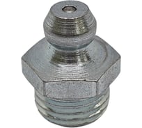 Пресс-масленка прямая оц. H1 M10x1, комплект 10 шт., оцинкованная сталь, Европейский стандарт DIN71412, MasloSmenka 010105-10