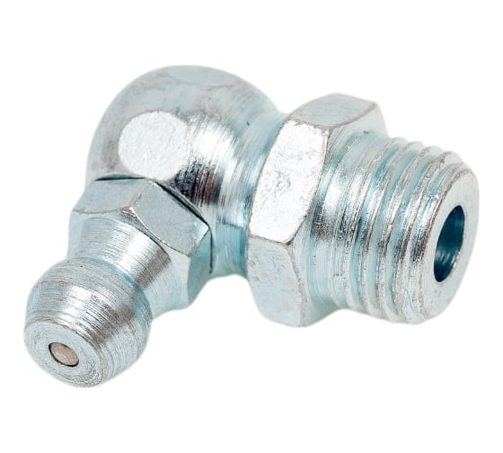 Пресс-масленка угловая оц. H3 R1/8"BSPT, комплект 10 шт., оцинкованная сталь, Европейский стандарт DIN71412, MasloSmenka 010307-10 1