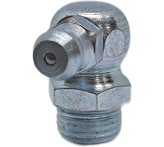 Пресс-масленка угловая оц. H3 R1/8"BSPT, комплект 10 шт., оцинкованная сталь, Европейский стандарт DIN71412, MasloSmenka 010307-10