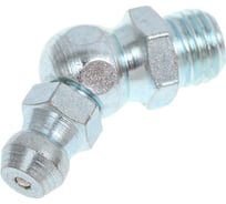 Пресс-масленка угловая оц. H2 M8x1, комплект 10 шт., оцинкованная сталь, Европейский стандарт DIN71412, MasloSmenka 010202-10