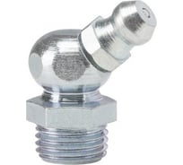 Пресс-масленка угловая оц. H2 R1/8"BSPT, комплект 100 шт., оцинкованная сталь, Европейский стандарт DIN71412, MasloSmenka 010207-100